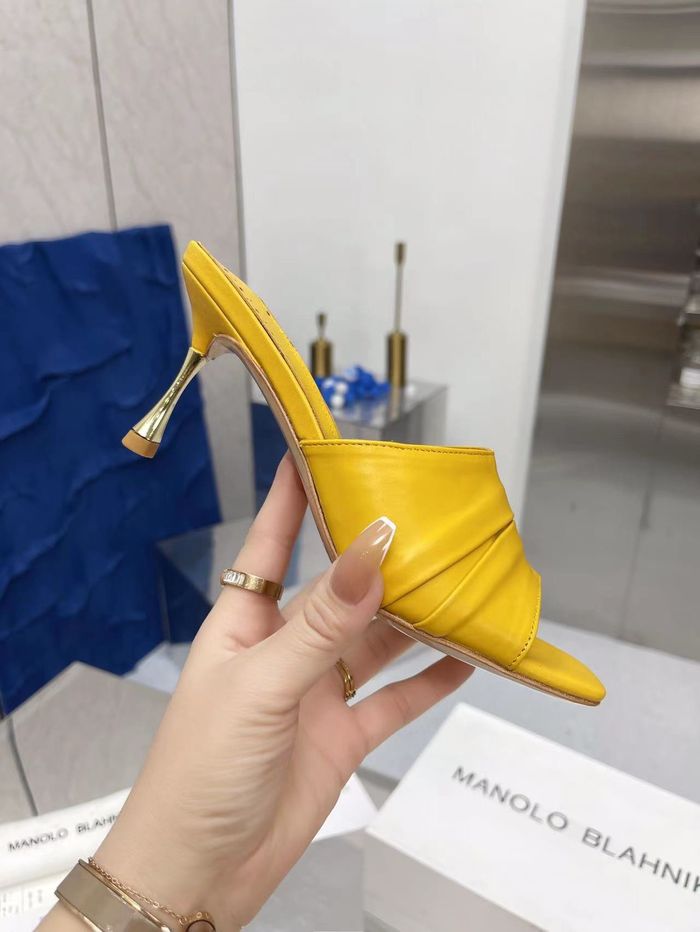 Manolo Blahnik Shoes MBS00029 Heel 7.5CM